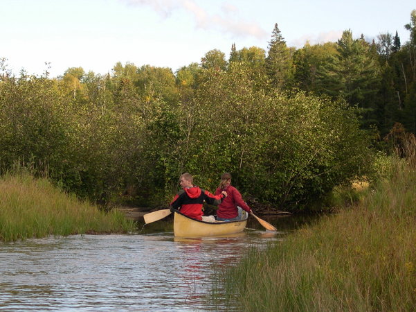 Un passage entre deux lacs