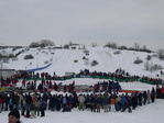 Qualifications pour la course de canots à glace