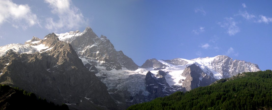 La Meije vue de La Grave