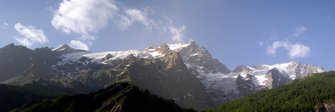 La Meije vue de La Grave