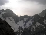 Le col du Pavé, la brêche des Chamois