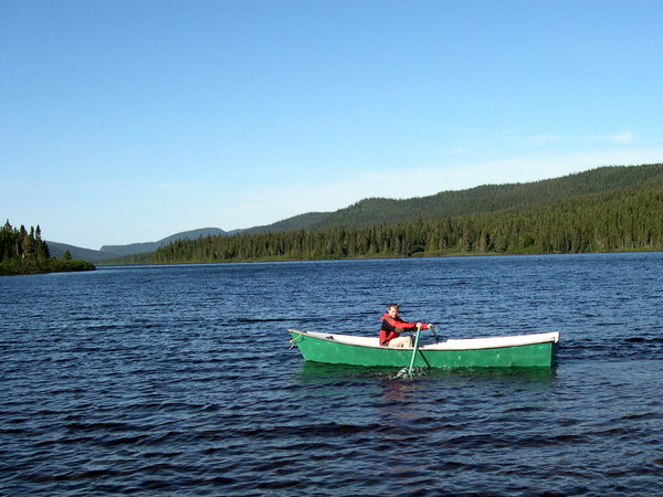 Sur le lac Cascapédia