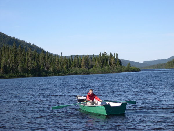 Sur le lac Cascapédia