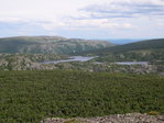 Au loin, le Mont Jacques-Cartier