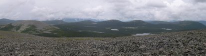 Vue du sommet du Mont Jacques-Cartier