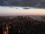 Coucher de soleil sur Manhattan