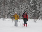 Il y a un peu de neige... On ne voit même plus nos skis